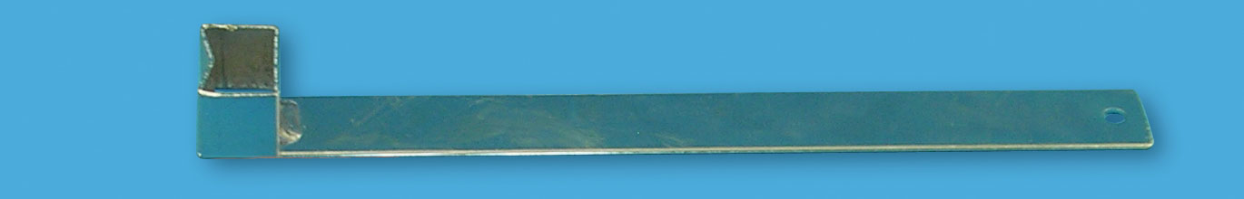 00.10.002 Lamina porta blocchetto zincata